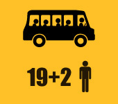19 + 2 fős autóbusz rendelés