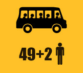 49 + 2 fős autóbusz rendelés